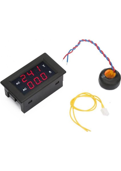 Di Tal Voltmetre LED Di Tal Ekran Ac 100~300 V Voltmetre 0-10A Amper Metre Di Tal Ampermetre Voltmetre (Yurt Dışından)