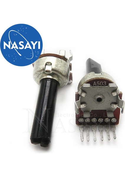 RK1212G Dikey Çift Potansiyometre A503 A50K Sap Uzunluğu 20MMF (Yurt Dışından)