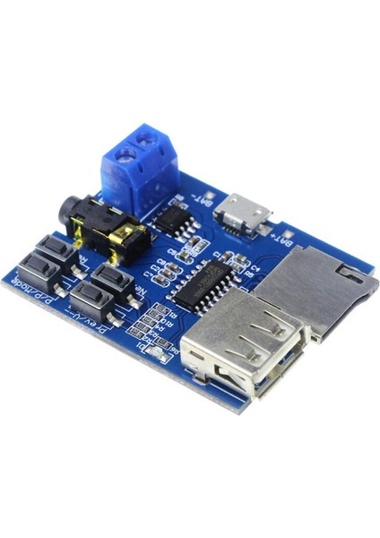 1 Adet Tf Kart U Disk Mp3 Formatı Dekoder Devre Kartı Modülü Amplifikatör Kod Çözme Ses Çalar (Yurt Dışından)