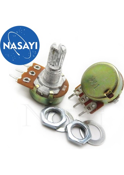 5pcs 3 FEET|WH148 B10K Tek Potansiyometre 15MM (Yurt Dışından)