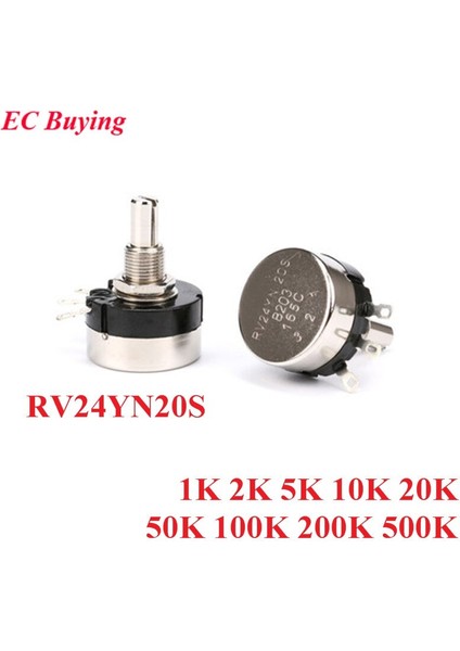 RV24YN20S 102 202 502 103 203 503 104 204 504 Ohm 1k 2k 10K 20K 50K 100K 200K 500K Karbon Film Potansiyometre Ayarlanabilir Direnç (Yurt Dışından) fiyatları