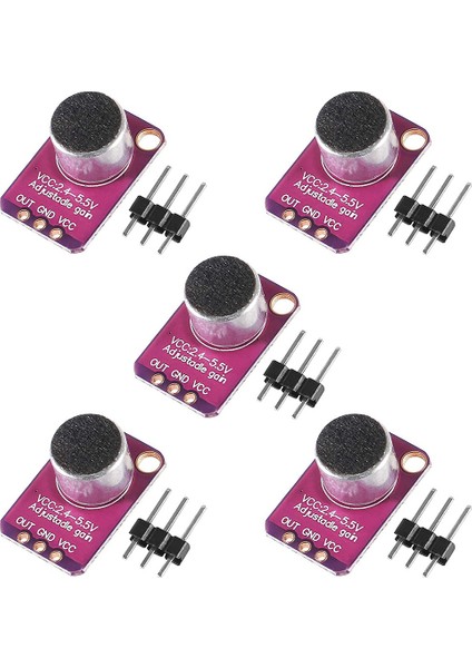 Adet GY-MAX4466 Elektret Mikrofon Amplifikatör MAX4466 Modülü Ayarlanabilir Kazanç Kesme Panosu Arduino Için (Yurt Dışından) fiyatları