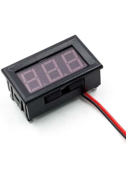 Dc 5V-120V Dijital Voltmetre Panel Ölçer 2 Teller 0.56 Inç LED Mini Gerilim Ölçer Masa Kırmızı Yeşil Mavi Ekran (Yurt Dışından) modelleri