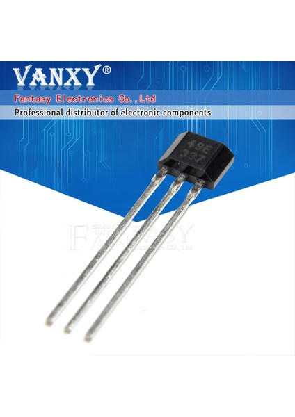 10 Adet 49E Hall Elemanı OH49E SS49E Hall Sensörü Hall Etkisi Sensörü Yeni (Yurt Dışından)