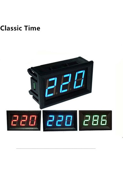 110V-220V-380V Dijital Voltmetre Ac 70V Ila 500V 0.56 Inç LED Dijital Panel Metre Gerilim Test Cihazı Kırmızı/yeşil/mavi Monitör (Yurt Dışından) fiyatları