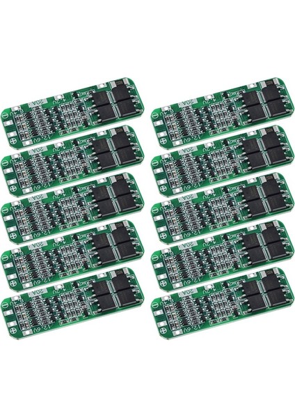 10 Adet 3s 20A Bms 18650 Li-Ion Lityum Şarj Modülü Bms Koruma Levhası 11.1V 12V 12.6V Modülü (Yurt Dışından) fiyatları