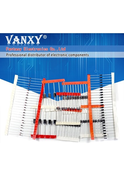 8 Değer = 100 Adet 1N5399 1N5408 1N4148 1N4007 1N5819 1N5822 FR107 FR207 Anahtarlama Diyot Bileşeni Diy Kiti Orijinal (Yurt Dışından)