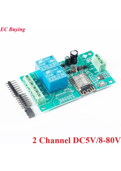 ESP8266 Kablosuz Wıfı Röle Modülü 1/2/4/8/16 Kanal ESP-12F Geliştirme Kurulu Ac/dc 5 V/7-28 V/5-80 V Arduino Için Kaynağı (Yurt Dışından)