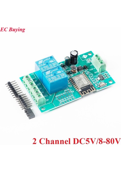 ESP8266 Kablosuz Wıfı Röle Modülü 1/2/4/8/16 Kanal ESP-12F Geliştirme Kurulu Ac/dc 5 V/7-28 V/5-80 V Arduino Için Kaynağı (Yurt Dışından)