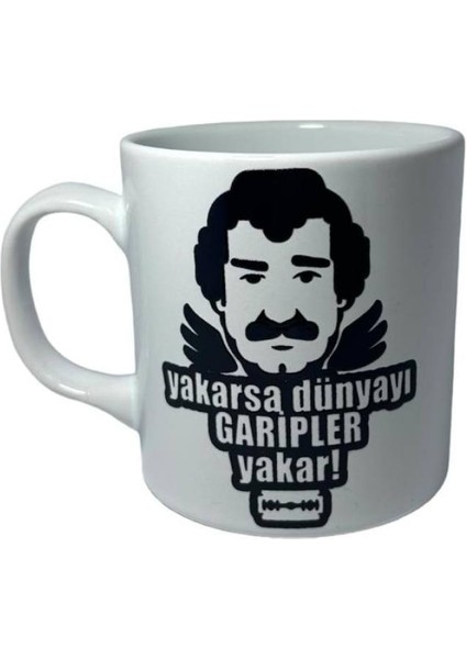 Müslüm Gürses Kabartma Baskılı Kupa,yakarsa Dünyayı Garipler Yakar ,hediye Müslüm Baba