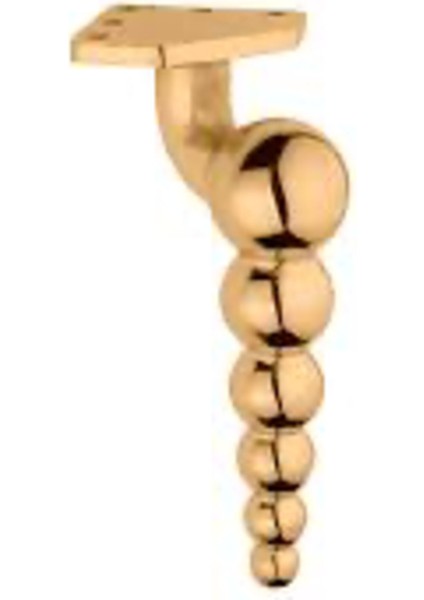 Mobilya Galaxy Gold Koltuk Ayağı Chester Komidin Tv Ünitesi Ayağı 21 cm 1 Adet