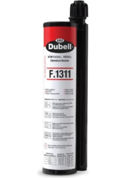 Epoksy Kimyasal Dübel 345 ml