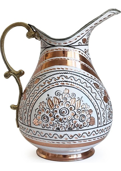 Erzincan El Işleme Bakır Sürahi Beyaz fiyatları