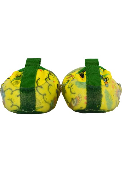 Papağan Desenli Sarı Çocuk Kaydırmaz Tabanlı Deniz AYAKKABISI-F-7000 indirimleri