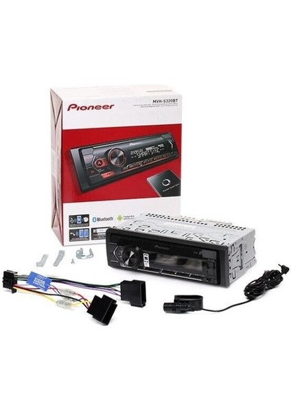 MVH-S320BT Usb/fm/aux/mp3/bluetooth Oto Teyp 4X50 Watt