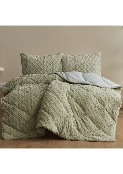 Softy Tek Kişilik Comfort Set Yeşil
