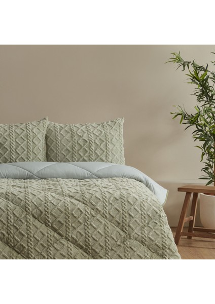 Softy Tek Kişilik Comfort Set Yeşil
