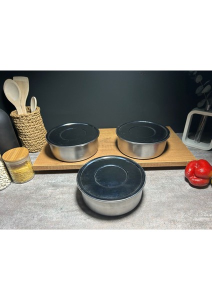 Paslanmaz Çelik 4 Numara 3 Lü Sefer Tası fiyatları