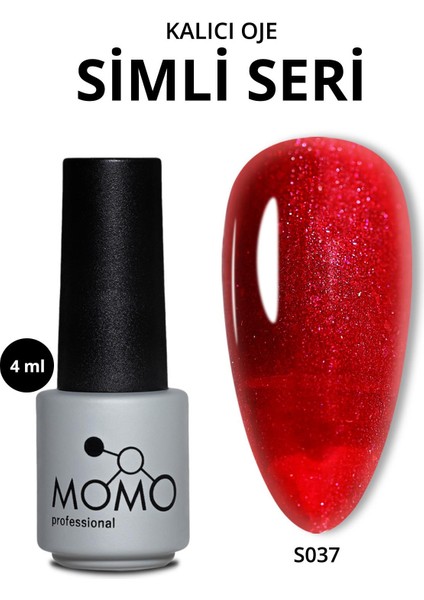 Kalıcı Oje S037, Simli Vişne Çürüğü, 4 ml