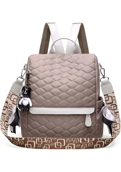 Rhombus Işlemeli Iplik Oxford Kumaş Sırt Çantası (Yurt Dışından)