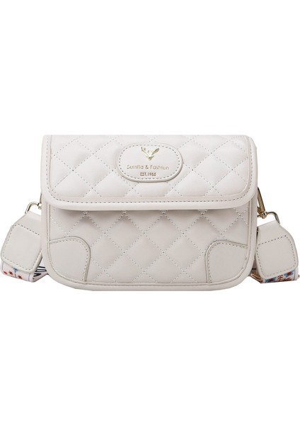 Omuz Geniş Bant Küçük Kare Çanta (Yurt Dışından)