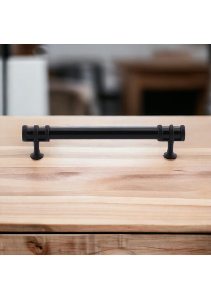 Sümbül Mobilya Mutfak Dolabı Çekmece Dolap Kulpları Kapak Kulpu Kulbu Siyah 192 mm Metal Kulp