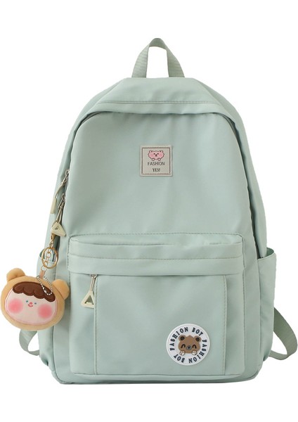 Kız Sırt Çantası Öğrenci Okul Çantası Büyük Kapasiteli Naylon Sırt Çantası (Yurt Dışından)