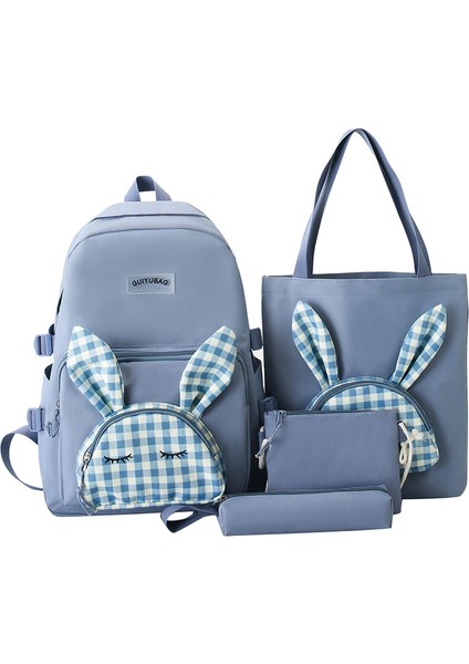 Öğrenci Sırt Çantası Dört Parçalı Set (Yurt Dışından)