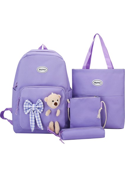 Ilmek Öğrenci Okul Çantası Ayı Kız Sırt Çantası (Yurt Dışından)