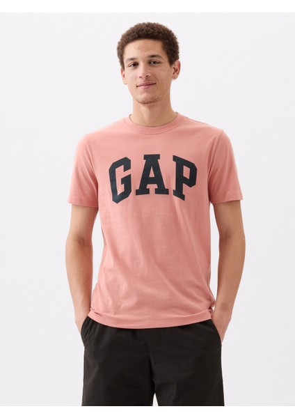 Erkek Pembe Gap Logo T-Shirt