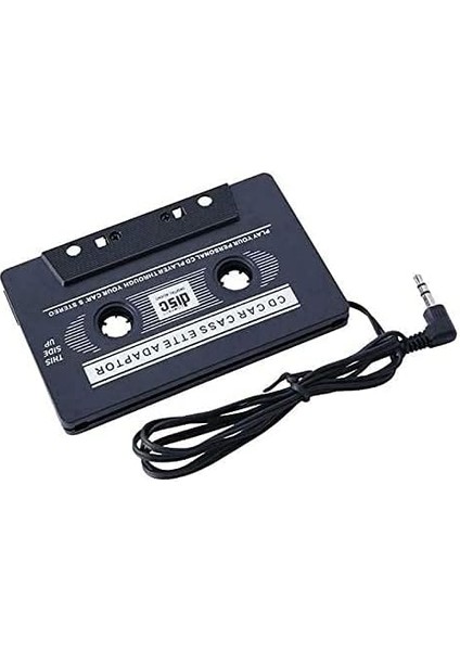 Araç Ses Teyp Kaset Adaptörü Güverte 3.5mm Lphone Mp3 CD Md Çalar Jack Aux (Yurt Dışından)