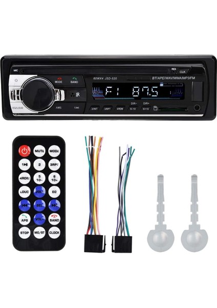 Bluetooth Araç Mp3 Çalar, Sd Kart Aux Ses Girişi ile Tek Dın Hifi Müzik Sesli Araç Radyosu (Yurt Dışından) fiyatları