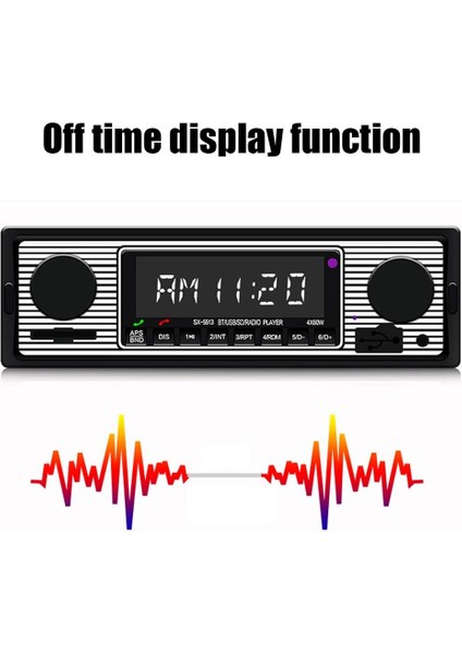 Bt Vintage Mp3 Çalar Stereo USB Aux Araba Stereoo U Disk (Yurt Dışından) fiyatları