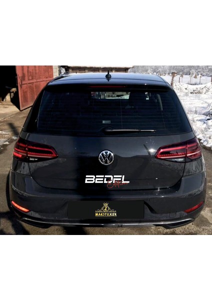 Bedel Edition Araç Sticker 25X7 cm fiyatları