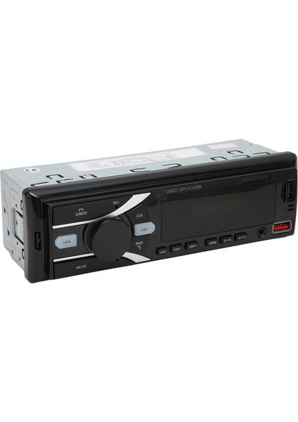 Tek Din Araç Stereosu, Araç Ses Stereo Sistemi, Araç Bluetooth Oynatıcı Fm Ses Alıcısı Mp3 Çalar, Destek USB Sd Kart Girişi, Aux Girişi Multimedya Cd'si Uzaktan Kumandalı Araç Ster (Yurt Dışından)
