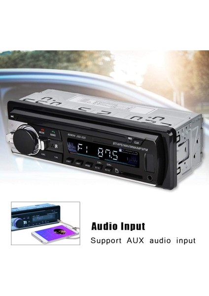 x 60W Araç Radyo Stereo Bluetooth Mp5 Çalar Tek Din Çift USB Eller Serbest Araç Stereo Desteği Mp3/mp5/usb Gps, Bulucu ve Çevre Için Uzaktan Kumandalı LCD Ekran (Yurt Dışından)