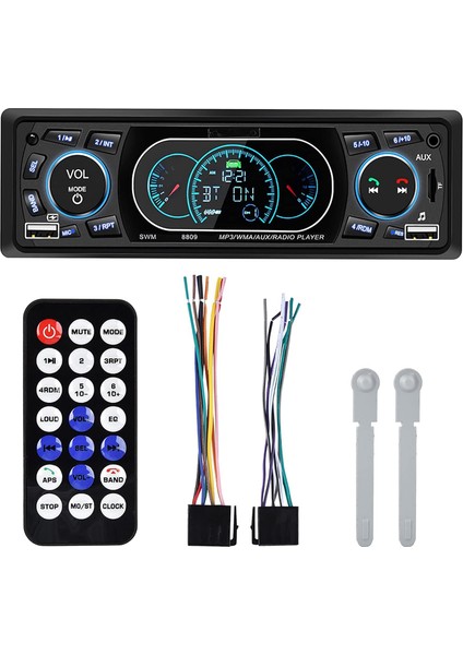 x 60 W Büyük Güç Mp3 Çalar Çift USB Bluetooth Eller Serbest Araba Mp3 Çalar Hızlı Araba Şarjı Fm Radyo Mp3 Çalar (Yurt Dışından)