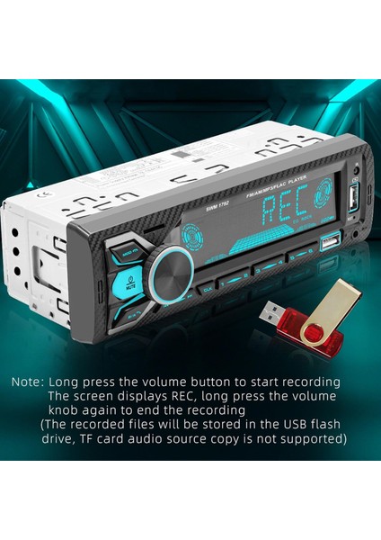 Çift Bt Bağlantılı Araba Mp3 Radyo Çalar, 7 Renkli Işık, USB Şarj, Akıllı Ses Yardımcısı, Araba Stereo Alıcısı Için (Yurt Dışından) modelleri
