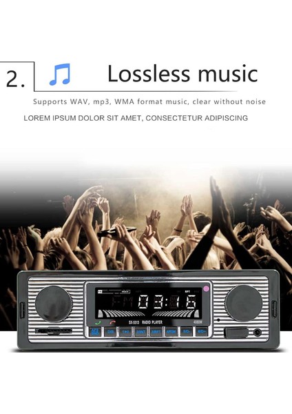 Araç Mp3 Çalar, Sürüş Için 4 Kanal Sesli Araç Radyo Uzaktan Kumandası (5513) (Yurt Dışından) fırsatları