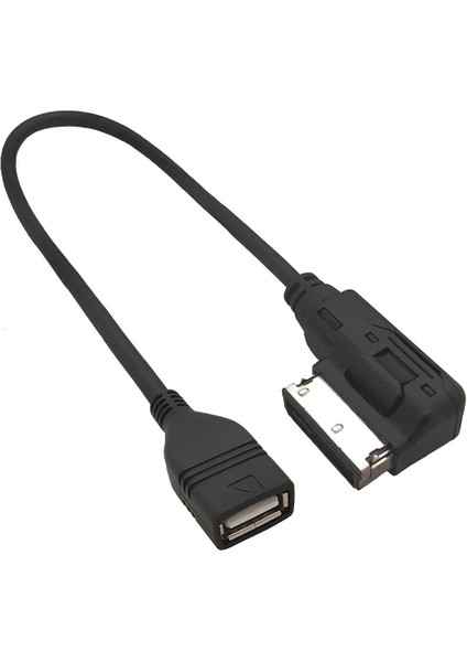 Audi Ses Için Amı Mmı USB Kablosu Mp3 Müzik Arabirim Adaptörü Müzik Depolama Cihazını A-Udı Vw J-Etta Gtı Glı P-Assat cc T-Iguan T-Ouareg Eos Için USB Konektörü ile Bağlayın (Yurt Dışından)