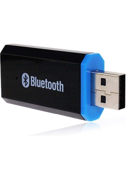 USB Bluetooth Alıcı Adaptörü Kablosuz Ses Adaptörü Ev/araba Stereo Ses Sistemi Için 3,5 mm Araç Kiti Müzik Alıcısı, Taşınabilir Speskerler, (Aux Girişi) 3,5 mm Kablo ile (Siyah)u2 (Yurt Dışından)