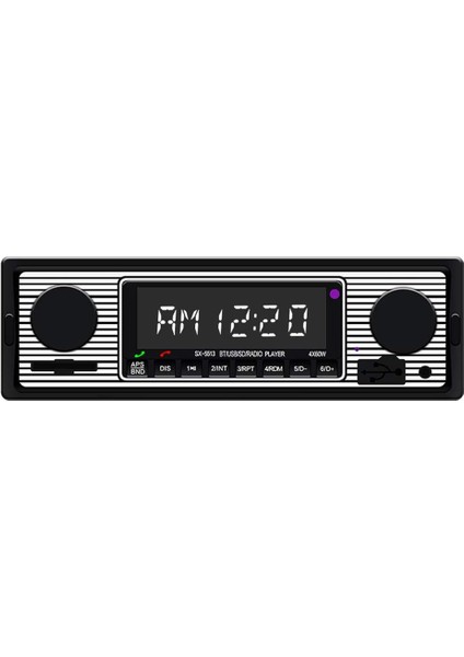 Araba Stereo Radyo Mp3 Çalar Vintage Stereo USB Aux Klasik Destek Uzaktan Kumandalı Usb/sd/mmc Kart Okuyucu, Talimatlar, Güç Kablosu, Anahtar Sökme Kağıdı (Yurt Dışından)