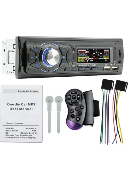 Çok Fonksiyonlu Araba Bt Mp3 Çalar Çift USB Arayüzü Caro Oynatıcı Otomatik Ses Asistanı Mp3 Çalar Alıcı (Yurt Dışından)