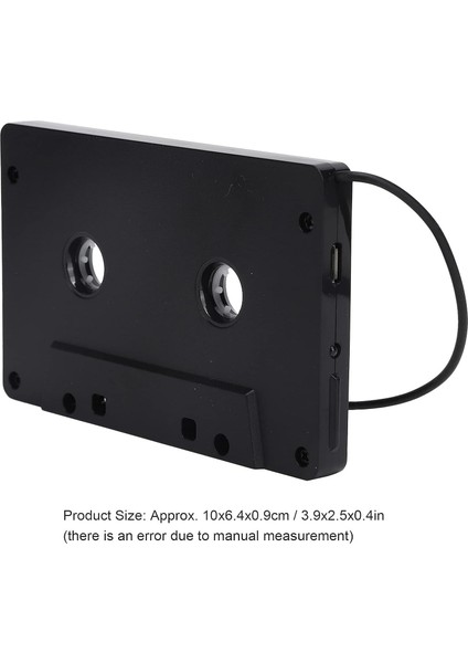 Araç Ses Için Bluetooth Kaset Adaptörü Bluetooth Kablosuz Kaset Alıcısı Bluetooth 5.0 Kaset Aux Adaptörü Bant Dönüştürücü USB Şarj LED Göstergesi ile (Yurt Dışından)