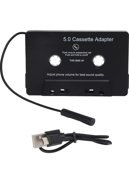 Araç Ses Için Bluetooth Kaset Adaptörü Bluetooth Kablosuz Kaset Alıcısı Bluetooth 5.0 Kaset Aux Adaptörü Bant Dönüştürücü USB Şarj LED Göstergesi ile (Yurt Dışından)