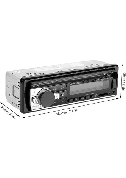 12 V LCD Araba Bluetooth Eller Serbest Mp3 Stereo Müzik Çalar USB Aux Radyo Kafa U Disk Stereo Ses Ünitesi Için Uzaktan Kumanda (Yurt Dışından) modelleri