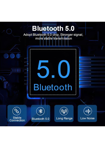 LCD Ekranlı Bluetooth Verici Alıcı, Araba Için 2'si 1 Arada Gürültü Önleyici Bluetooth Aux Adaptörü, Araba/ev Stereo/hoparlör Için 3,5 mm Kablosuz Ses Adaptörü, Eller Serbest Arama (Yurt Dışından)