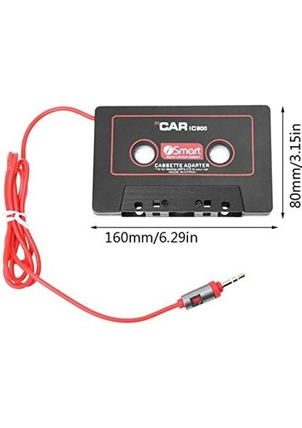 Için Uygun Araç Stereo Kaset Adaptörü Araç Ses Sistemi (Yurt Dışından)