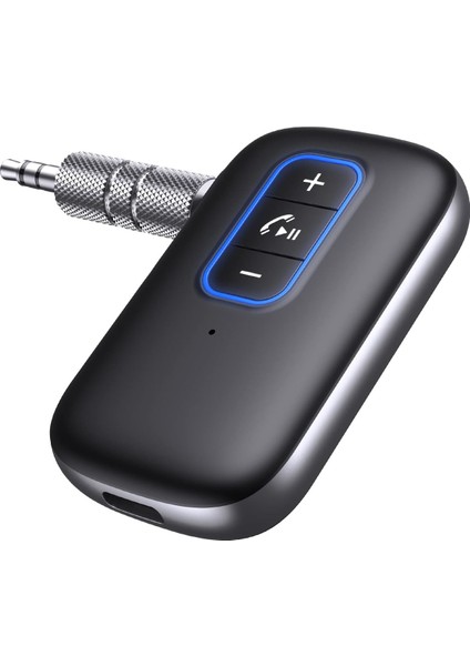 Araba Için Aux Bluetooth 5.0 Adaptörü, Çift Bağlantılı Eller Serbest Bluetooth Aux Alıcısı, Gürültü Engelleme, C Tipi Şarj Bağlantı Noktası, Arabalar Için, Hoparlörler, Stereo Sist (Yurt Dışından)