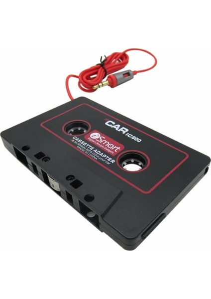Aux Araba Kaset Teyp Adaptörü Dönüştürücü 3.5 mm iPhone Ipod Mp3 Android Için 2 Adet (Yurt Dışından)